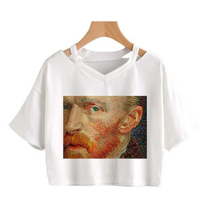 New Harajuku Aesthetics T-shirt Van Gogh