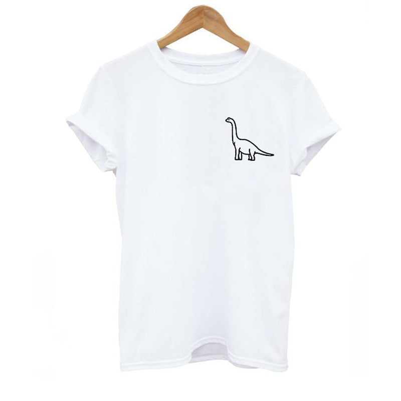 Fashion Women shirt dinosaur Cute unicorn T Shirts
