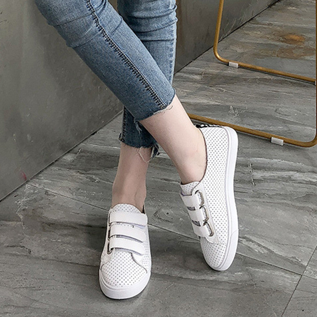 Women Platform Sneakers White Shoes