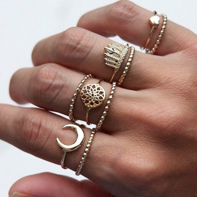 New Bohemia Women Ring Sets