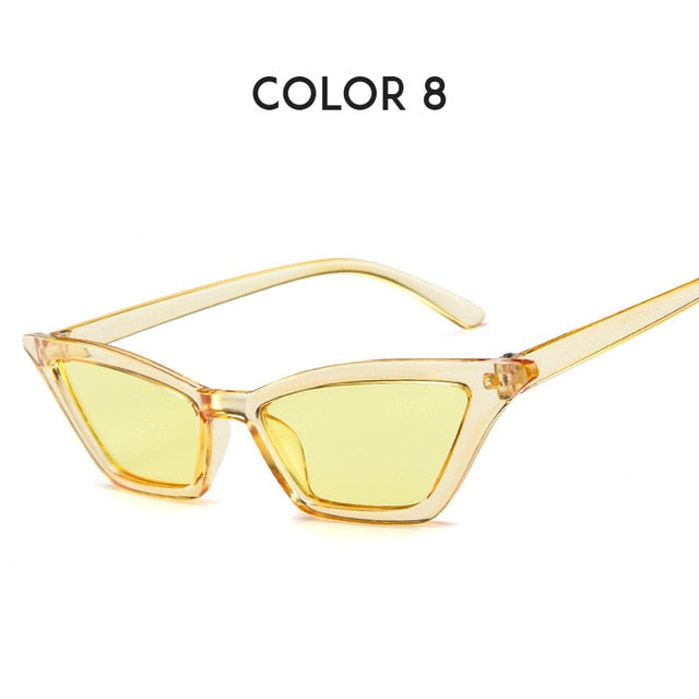 Vintage Small Sunglasses Women Cat Eye Sunglasses 2019
