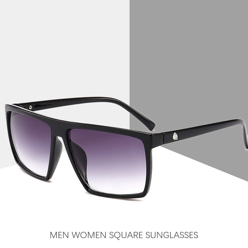 2019 Square Sunglasses Retro Black Sunglasses Women